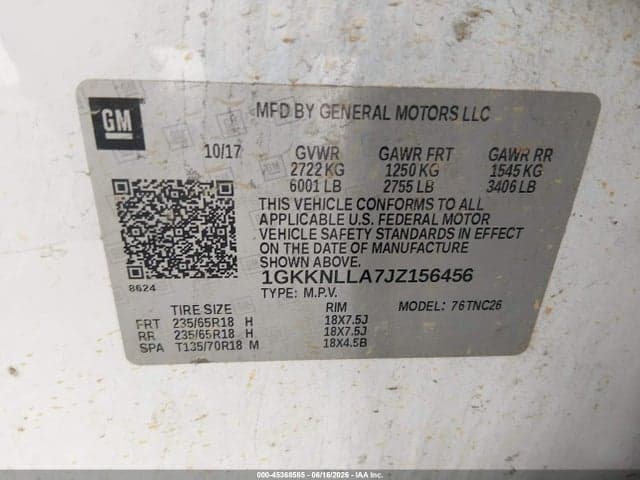 2018 GMC ACADIA SLE-2 9