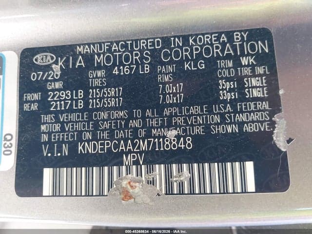2021 KIA SELTOS LX 9