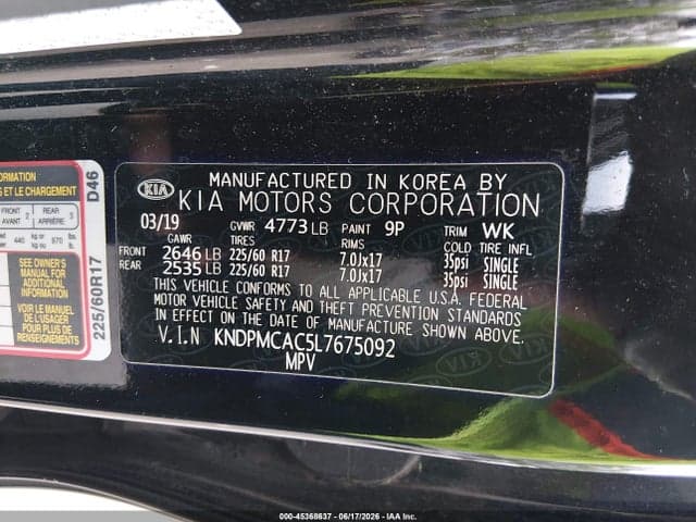 2020 KIA SPORTAGE LX 9