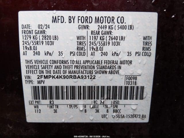 2024 FORD EDGE TITANIUM 9