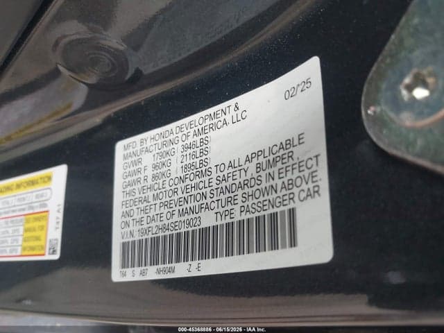 2025 HONDA CIVIC SEDAN SPORT 9