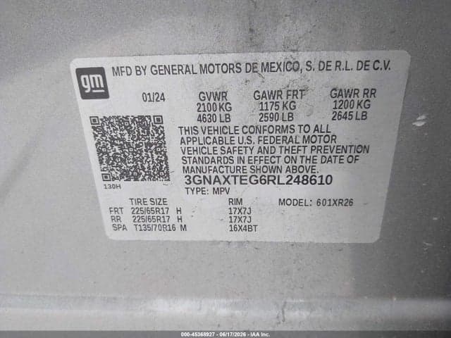 2024 CHEVROLET EQUINOX LT 9