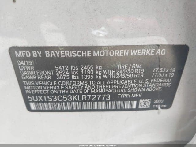 2019 BMW X3 M40I 9