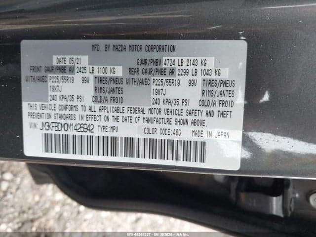 2021 MAZDA CX-5 GRAND TOURING 9