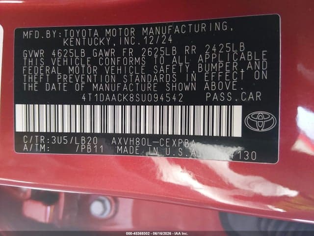2025 TOYOTA CAMRY XSE 10