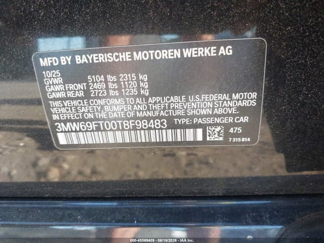 2026 BMW M340I XDRIVE NA 9
