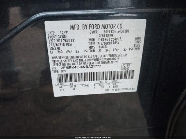 2022 FORD EDGE SEL 9