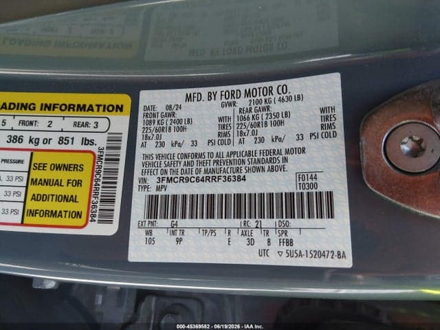 2024 FORD BRONCO SPORT OUTER BANKS 9