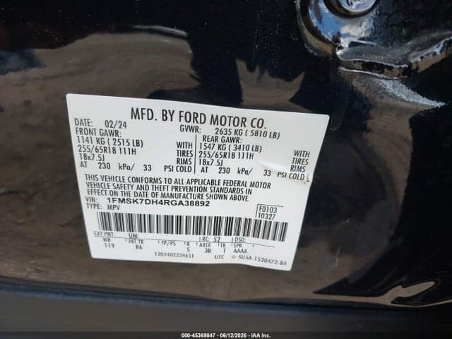 2024 FORD EXPLORER XLT 9
