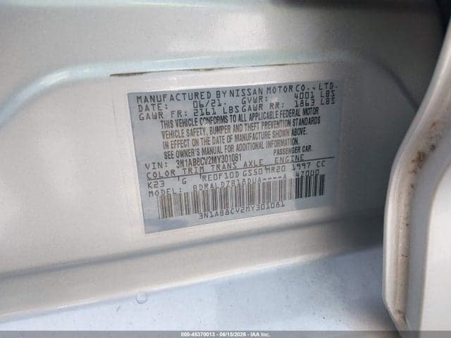 2021 NISSAN SENTRA SV XTRONIC CVT 9
