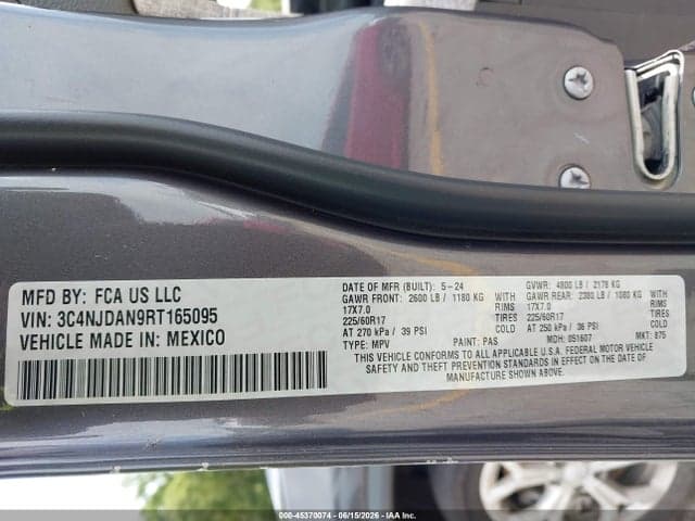 2024 JEEP COMPASS SPORT 4X4 9