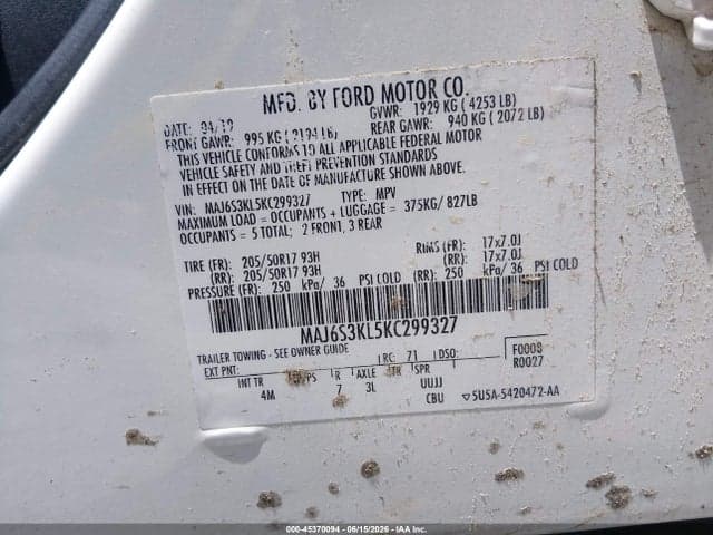 2019 FORD ECOSPORT TITANIUM 9