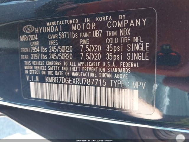 2024 HYUNDAI PALISADE CALLIGRAPHY 9