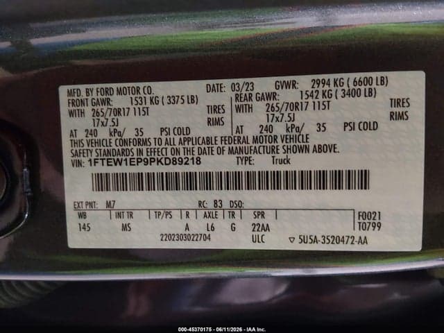 2023 FORD F-150 XLT 9
