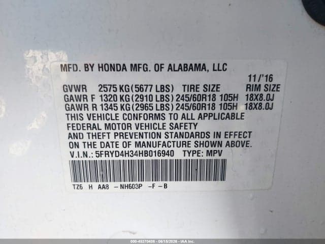 2017 ACURA MDX 9
