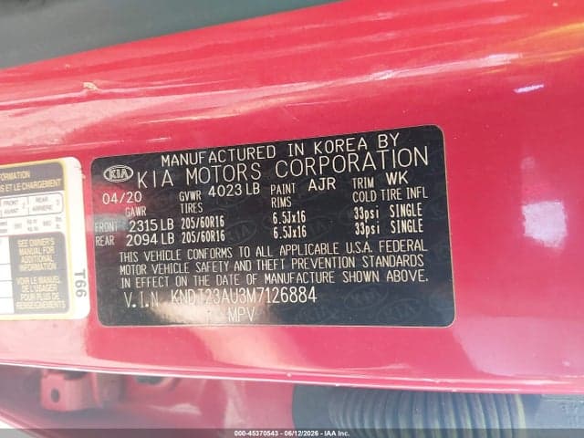 2021 KIA SOUL LX 9