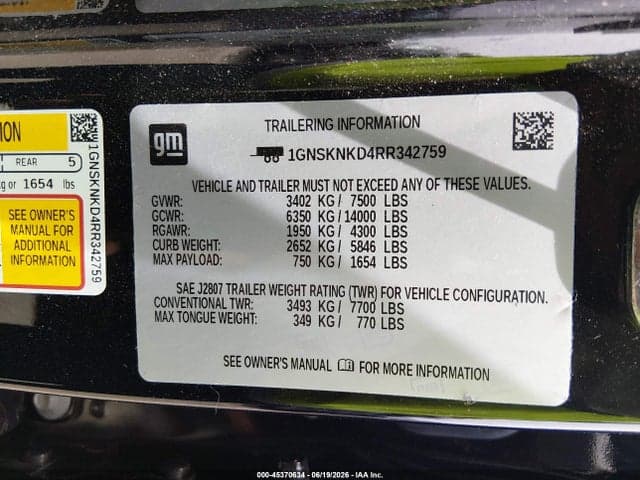 2024 CHEVROLET TAHOE 4WD LT 9