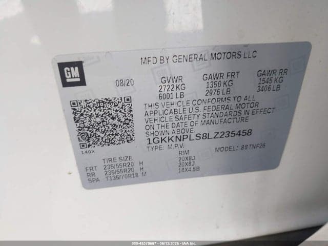 2020 GMC ACADIA FWD DENALI 9