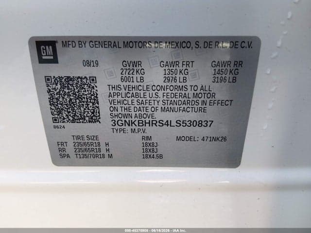 2020 CHEVROLET BLAZER AWD 2LT 9