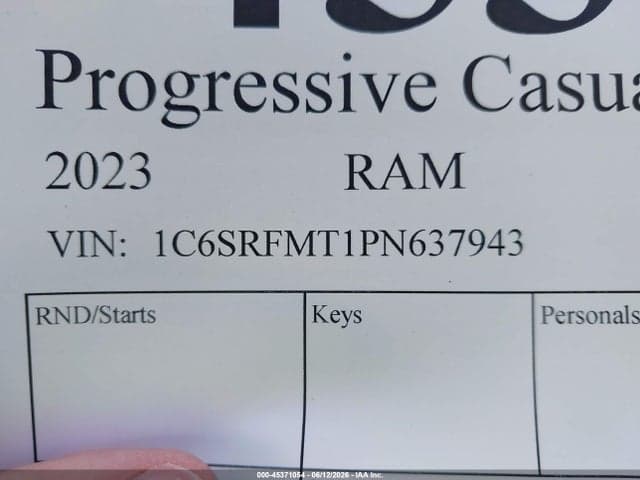 2023 RAM 1500 BIG HORN 4X4 6'4 BOX 9