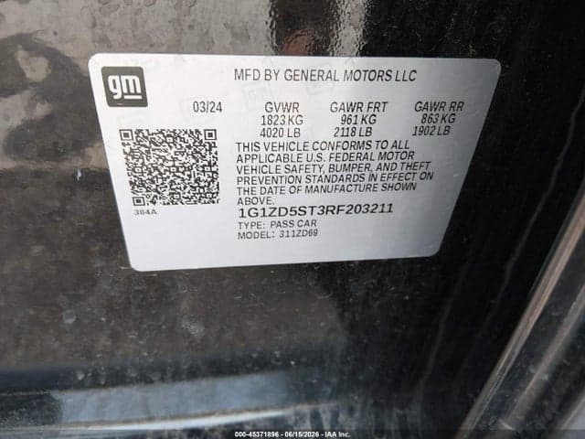 2024 CHEVROLET MALIBU FWD 1LT 9