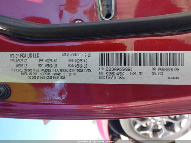 2019 CHRYSLER 300 TOURING AWD 9