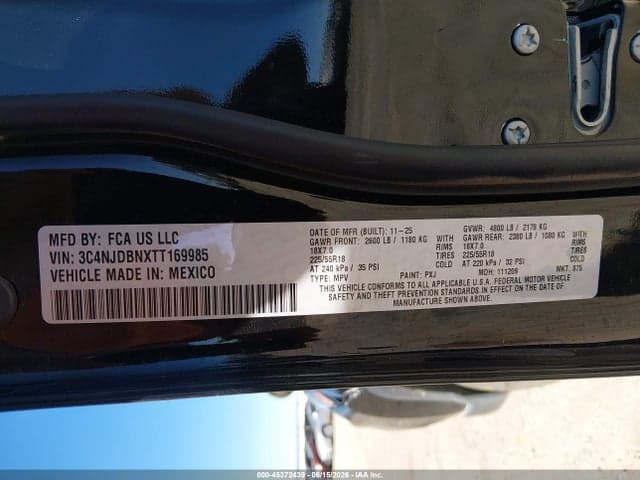 2026 JEEP COMPASS LATITUDE ALTITUDE 9