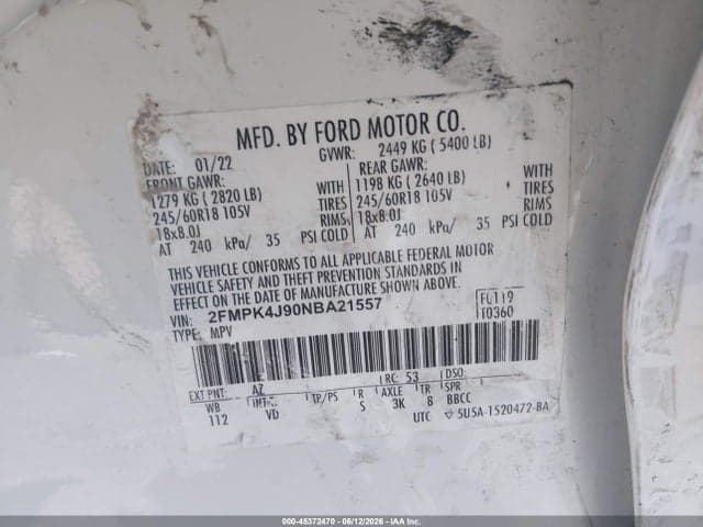 2022 FORD EDGE SEL 9