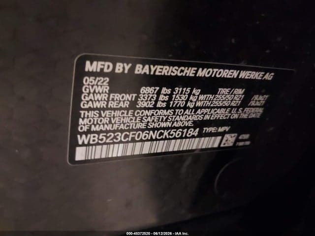 2022 BMW IX XDRIVE50 9