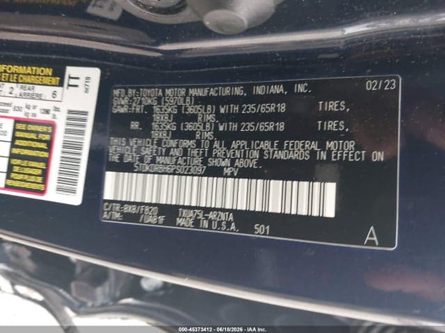 2023 TOYOTA HIGHLANDER LE 9