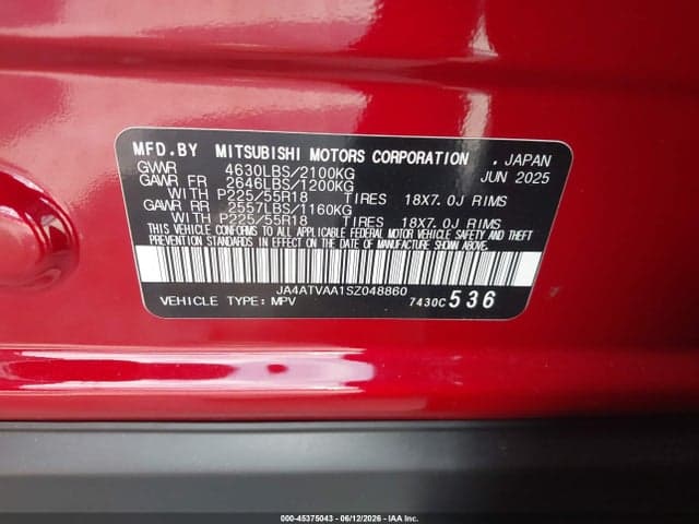 2025 MITSUBISHI ECLIPSE CROSS 9