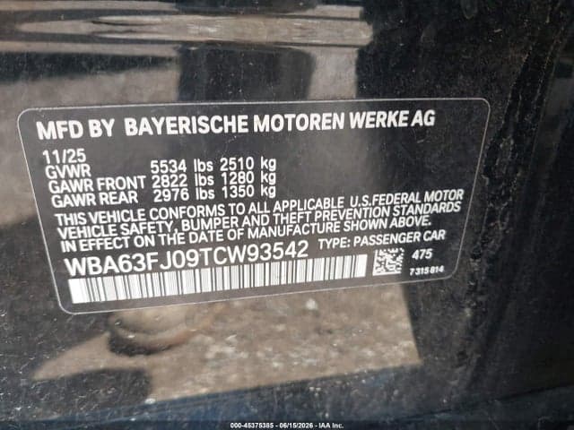2026 BMW 540I XDRIVE 9