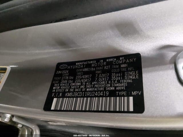 2024 HYUNDAI TUCSON HYBRID BLUE 9