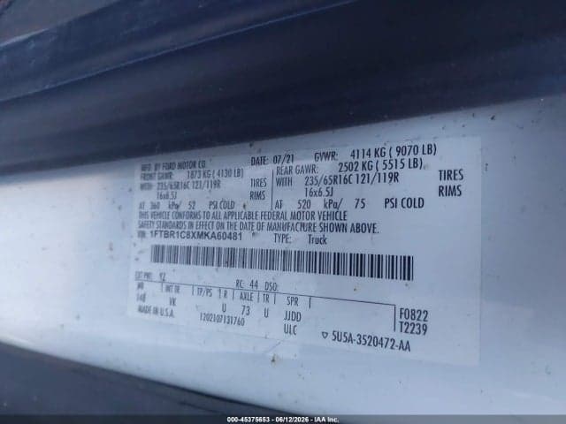 2021 FORD TRANSIT-250 9