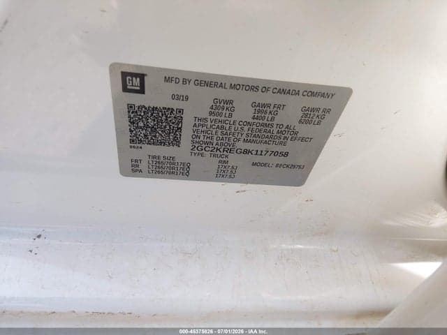 2019 CHEVROLET SILVERADO 2500HD WT 9