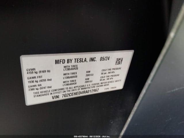 2024 TESLA CYBERTRUCK ALL-WHEEL DRIVE 9