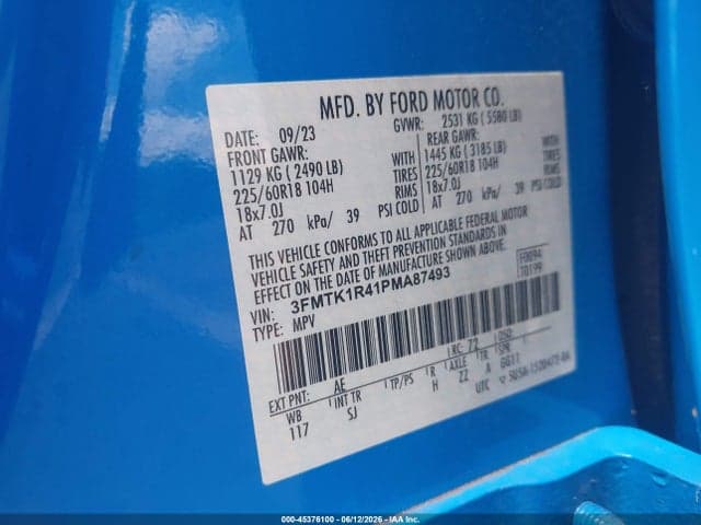 2023 FORD MUSTANG MACH-E SELECT 9