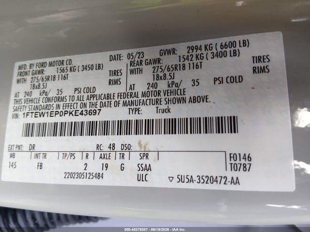2023 FORD F-150 XLT 9