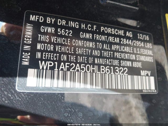 2017 PORSCHE MACAN TURBO 9