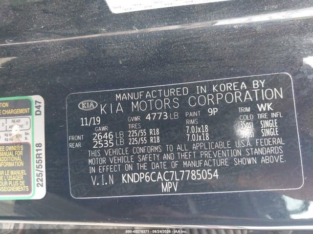 2020 KIA SPORTAGE S 9
