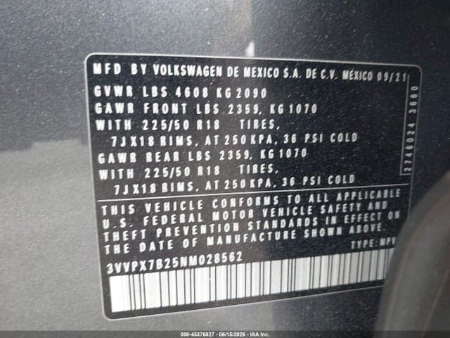 2022 VOLKSWAGEN TAOS 1.5T SE 9