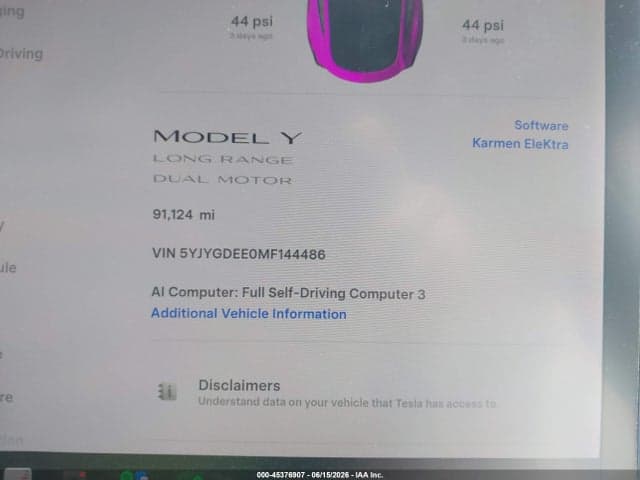 2021 TESLA MODEL Y LONG RANGE DUAL MOTOR ALL-WHEEL DRIVE 7