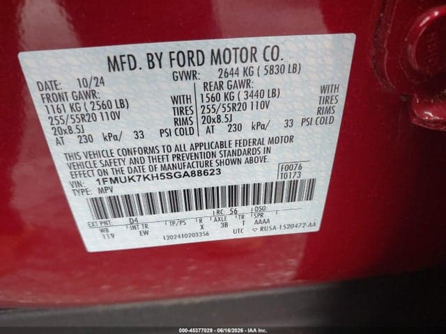 2025 FORD EXPLORER ST-LINE 9