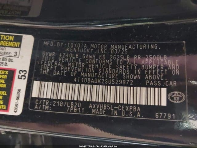 2025 TOYOTA CAMRY XSE 9