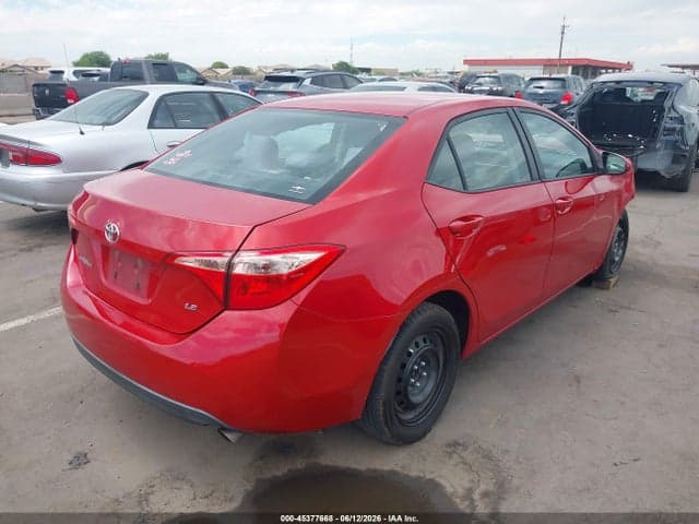 2019 TOYOTA COROLLA LE 4