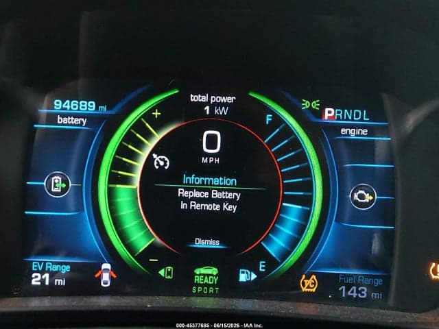 2017 CHEVROLET VOLT LT 16