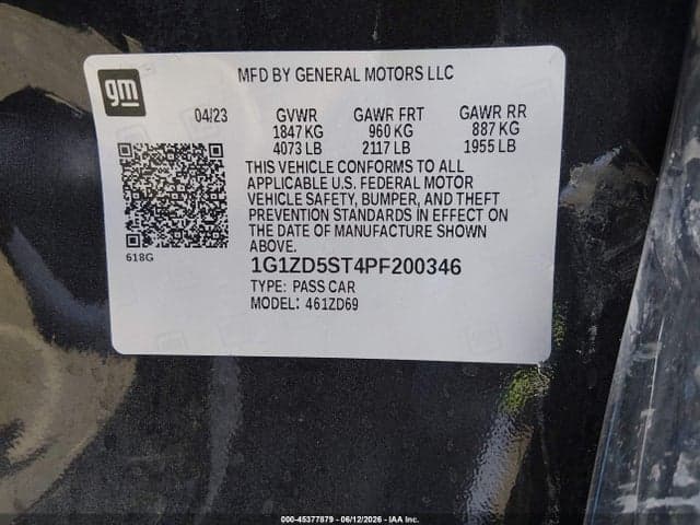 2023 CHEVROLET MALIBU FWD 1LT 9