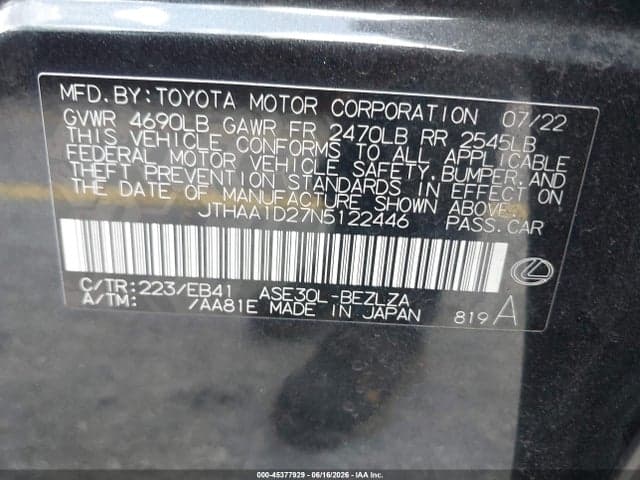 2022 LEXUS IS 300 9