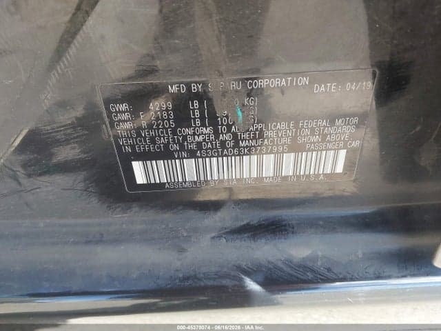 2019 SUBARU IMPREZA 2.0I PREMIUM 9