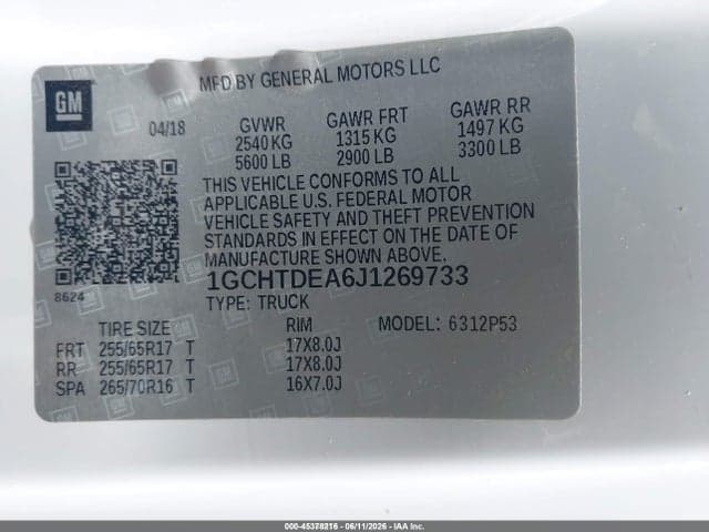 2018 CHEVROLET COLORADO 4WD Z71 9